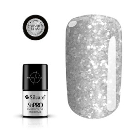 SILCARE - SoPRO Vernis Gel - Glam Silver - Papillo'Nails