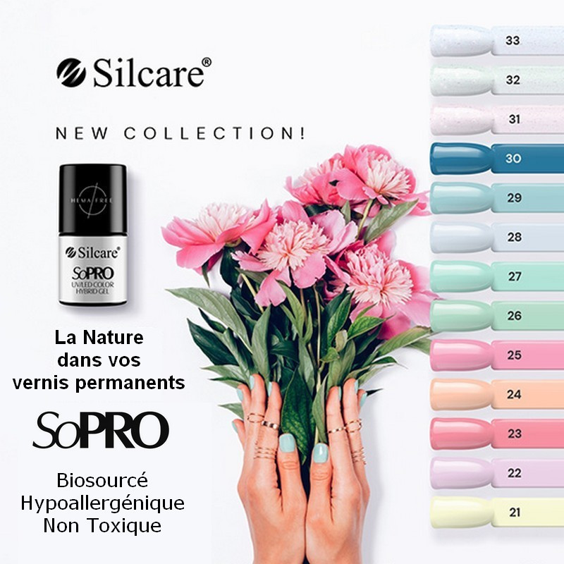 SILCARE - SoPRO Vernis Gel - Collection Printemps - Papillo'Nails