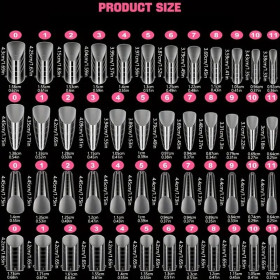 PAPILLO'NAILS - Boite de 96 Dual Forms - Papillo'Nails