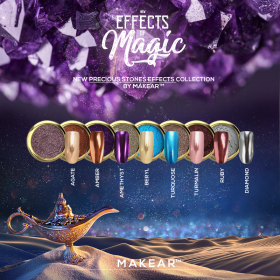 Makear Precious Stone - Ruby (Poudre effet miroir chrome)