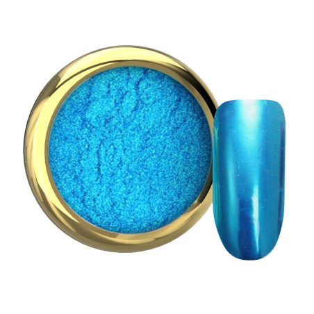Makear Precious Stone - Turquoise (Poudre effet miroir chrome)