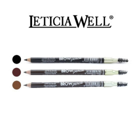 LETICIA WELL - Crayon à Sourcils + Brosse & Taille Crayon - Papillo'Nails