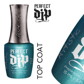 Top coat pour dip powder