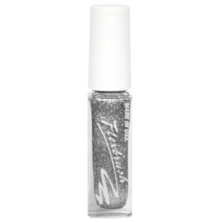 FLEXBRUSH - Vernis Liner Nail Art Argent Pailleté