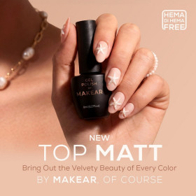 Makear - Top Coat No Wipe Velvet Matt