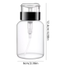 Flacon Pompe 120ml Noir