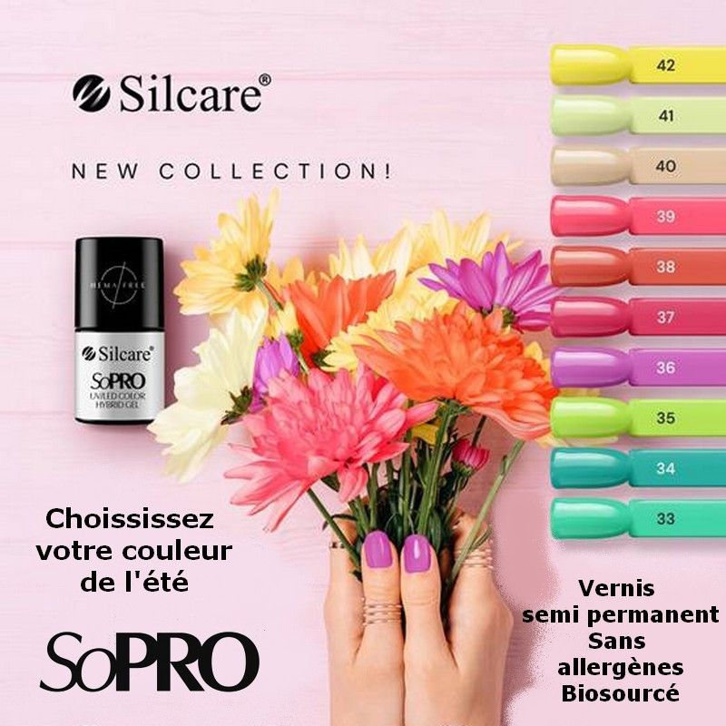 SILCARE - SoPRO Vernis Gel - Collection Eté - Papillo'Nails