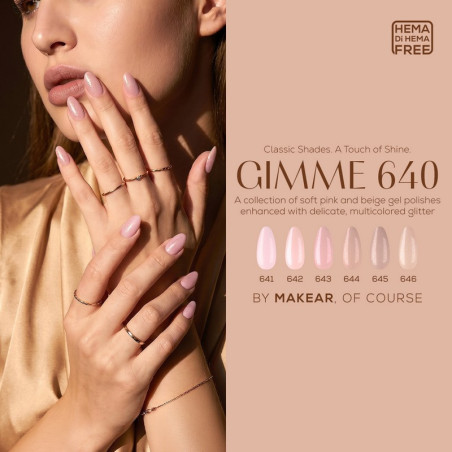 MAKEAR - Vernis Gel Couleur - Collection Gimme 640 - Papillo'Nails