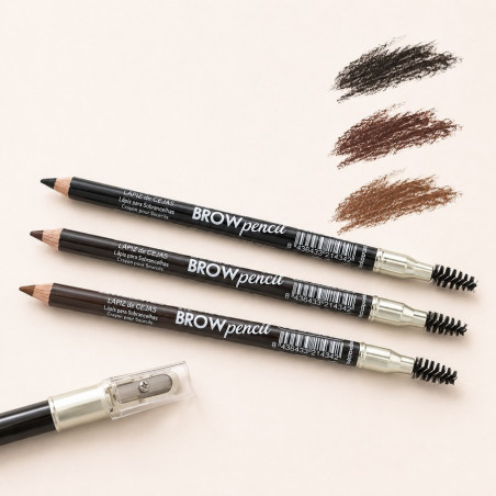 LETICIA WELL - Crayon à Sourcils + Brosse & Taille Crayon - Papillo'Nails