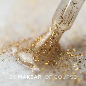 MAKEAR - Top No Wipe Gold (Pailleté) - Papillo'Nails