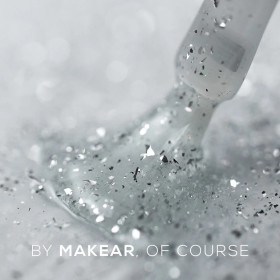MAKEAR - Top No Wipe Silver (Pailleté) - Papillo'Nails