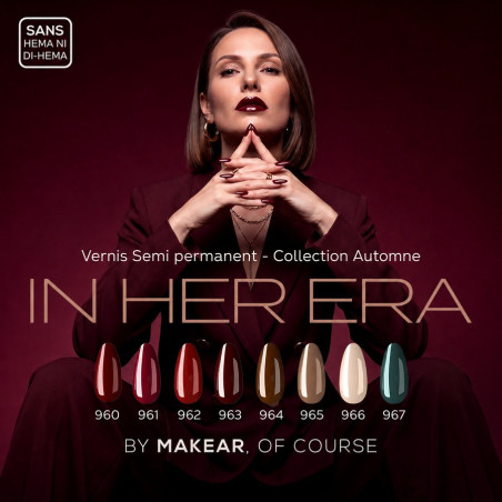 MAKEAR - Vernis Gel Couleur - Collection In Her Era - Papillo'Nails