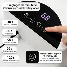 Lampe UV/LED (avec mode pouce)