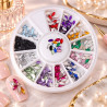 PAPILLO'NAILS - Carrousel de strass ellipse/œil de chat - Papillo'Nails