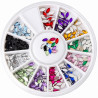 PAPILLO'NAILS - Carrousel de strass ellipse/œil de chat - Papillo'Nails