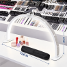 PAPILLO'NAILS - Lampe de table manucure demi-lune avec support Smatphone - Papillo'Nails