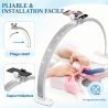 PAPILLO'NAILS - Lampe de table manucure demi-lune avec support Smatphone - Papillo'Nails
