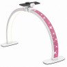 Lampe de table manucure demi-lune avec support Smatphone
