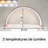 PAPILLO'NAILS - Lampe de table manucure demi-lune (Moyen Modèle) - Papillo'Nails