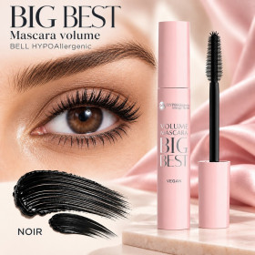 BELL COSMETICS - Bell Hypoallergenic - Mascara Volume Big Best (hypoallergénique & biosourcé) - Papillo'Nails