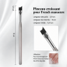 PAPILLO'NAILS - Pinceau French Demi Lune - Papillo'Nails