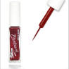 FLEXBRUSH - Vernis Liner Nail Art Rouge Pailleté - Papillo'Nails
