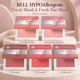 BELL COSMETICS - Bell Hypoallergenic - Fresh Blush Fard à Joues (hypoallergénique) - Papillo'Nails