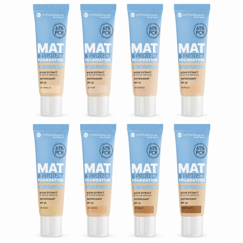 Fond De Teint Mat & Protect Hypoallergénique & Biosourcé BELL COSMETICS | Papillo'Nails