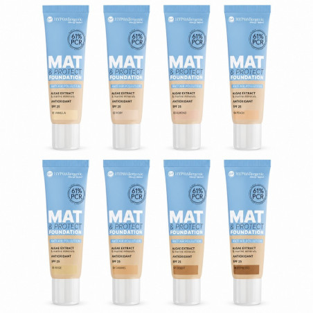 Fond De Teint Mat & Protect Hypoallergénique & Biosourcé BELL COSMETICS | Papillo'Nails