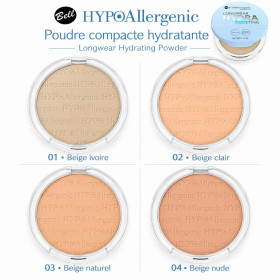 Poudre Compacte Hydratante Hypoallergénique & Biosourcée BELL COSMETICS | Papillo'Nails
