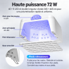SUNUV - Lampe UV/LED Sans Fil (avec mode pouce) - Papillo'Nails