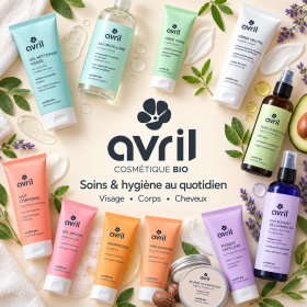 Gel Nettoyant Visage Bio Sans Savon AVRIL | Papillo'Nails