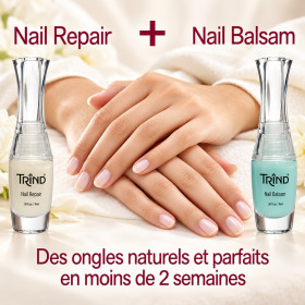 Nail Repair Natural - Soin fortifiant ongles, fini brillant naturel TRIND | Papillo'Nails