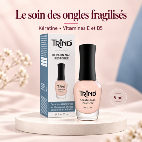 Keratin Nail Restorer - Sérum réparateur à la kératine pour ongles fragilisés TRIND | Papillo'Nails
