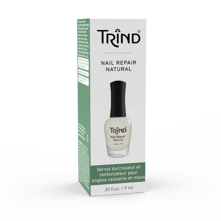Nail Repair Natural - Soin fortifiant ongles, fini brillant naturel TRIND | Papillo'Nails