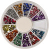 PAPILLO'NAILS - Carrousel de strass ellipse/œil de chat - Papillo'Nails
