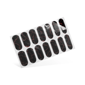 Silcare Flexy - Gel Nail Stickers Black