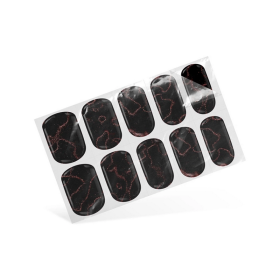 Silcare Flexy - Gel Nail Stickers Black