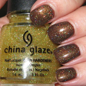 CHINA GLAZE - Vernis à ongles - Couleur Golden Enchantment - Papillo'Nails